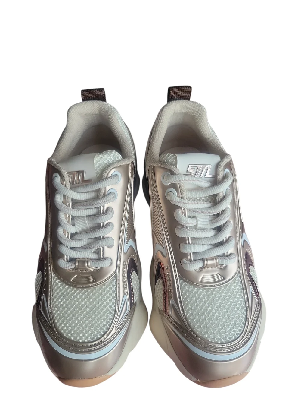 Steve Madden white mesh
